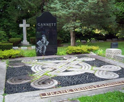 The Gannett family plot, Mount Hope Cemetery, Rochester NY