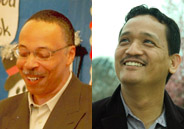 George Elliott Clarke and D.D. Jackson portraits