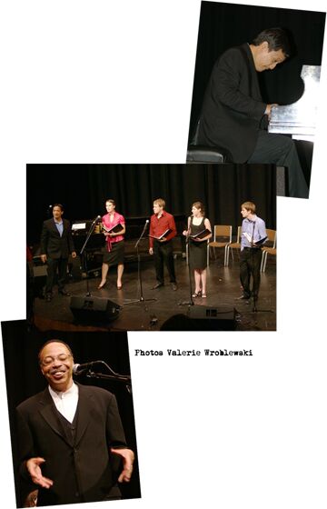 Scenes from the BeBopera performance at RIT