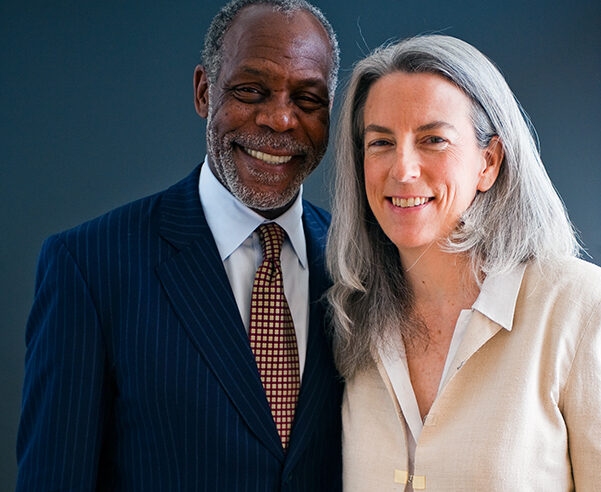 Joslyn Barnes and Danny Glover