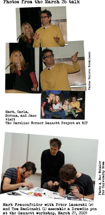 Mark Frauenfelder and Carla Sinclair at RIT